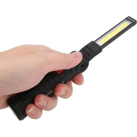 Magnetická dielenská baterka so sklopnou rukoväťou