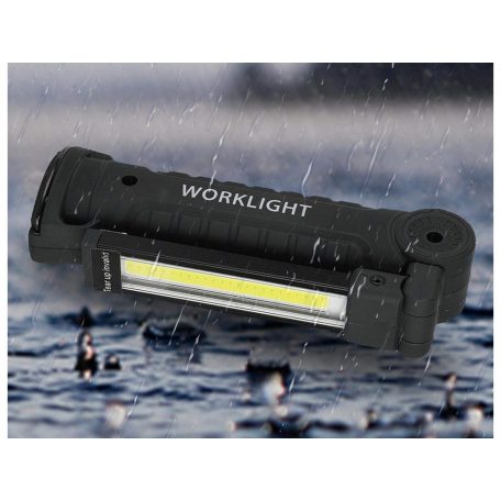 Magnetická dielenská baterka so sklopnou rukoväťou