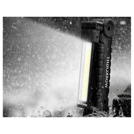 Magnetická dielenská baterka so sklopnou rukoväťou