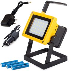   Otočná prenosná dvojitá LED lampa na batérie s vysokým jasom - 30 W