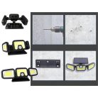 Solárna lampa so 100 COB LED, pohybovým senzorom a diaľkovým ovládaním