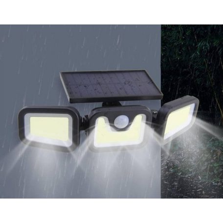 Solárna lampa so 100 COB LED, pohybovým senzorom a diaľkovým ovládaním