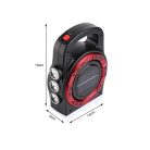 Solárna baterka 3 v 1, LED powerbanka a reflektor