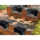 Záhradné solárne lampy so senzorom súmraku 4ks