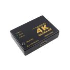 Rozbočovač HDMI, 3-kanálový, 4K Ultra HD, diaľkové ovládanie