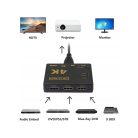 Rozbočovač HDMI, 3-kanálový, 4K Ultra HD, diaľkové ovládanie