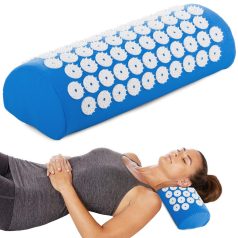   Akupresúrny masážny vankúš na zmiernenie bolesti a stresu v modrej farbe - 38 cm