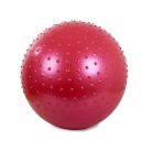 Veľká nafukovacia fitnes lopta s pumpou v červenej farbe - 65 cm