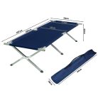 Skladacia kempingová posteľ s prenosnou taškou