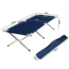 Skladacia kempingová posteľ s prenosnou taškou