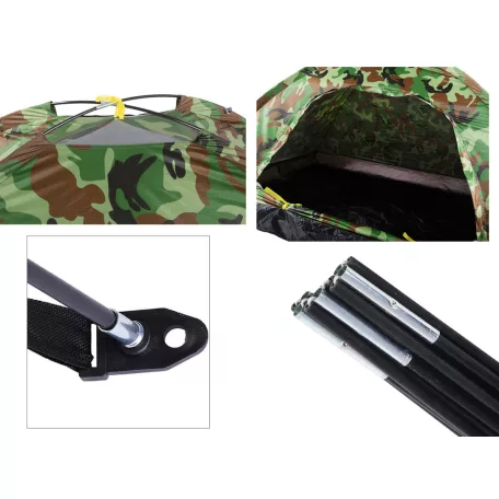 Kempingový stan so sieťkou proti komárom pre 2 osoby