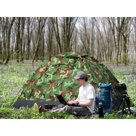 Kempingový stan so sieťkou proti komárom pre 2 osoby