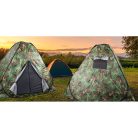 Kempingový stan pre 4 osoby so sieťkou proti komárom a muchám a taškou na prenášanie