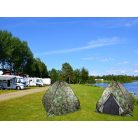 Kempingový stan pre 4 osoby so sieťkou proti komárom a muchám a taškou na prenášanie