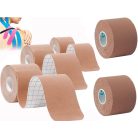 Tejpovacia páska v hnedej farbe 5 m