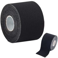   Kineziologická náplasť na fixáciu svalov v čiernej farbe - 5 metrov