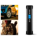 Akumulátorová pumpa do auta, motorky a bicyklov na batérie s LCD displejom - 10 bar