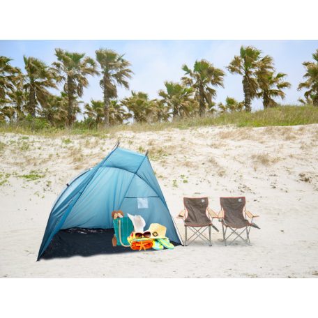 Plážový stan v modrej farbe - 200 cm x 100 cm x 110 cm