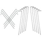 10-dielna súprava na upevnenie stanu