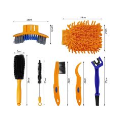 Sada na čistenie a údržbu bicykla 7v1