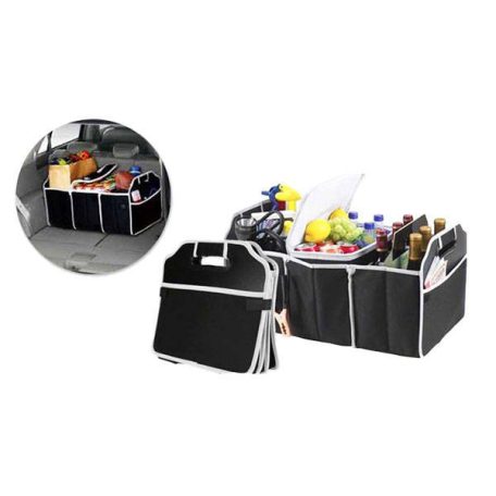 Skladacia taška s organizérom do auta - 3 priehradky