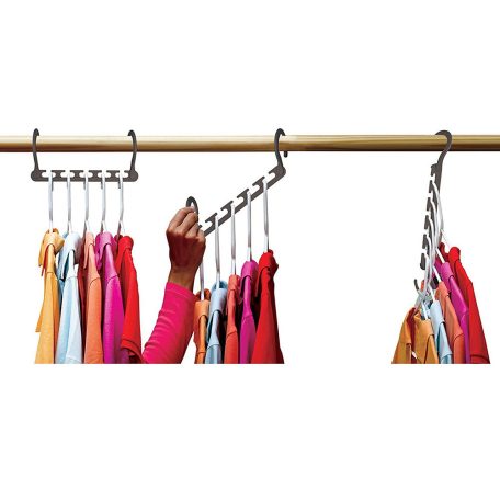 Organizér do skrine na vešiakové ramienka 8 kusov