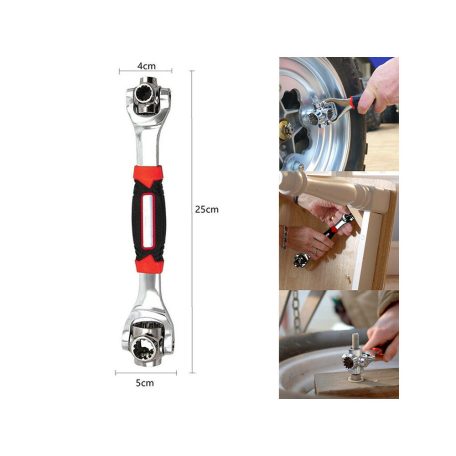  Univerzálny multifunkčný kľúč 48 v 1, o 360 stupňov otáčavý