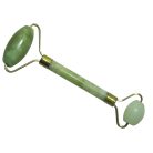 Jadeitový masážny valček na tvár zeleno/zlatý