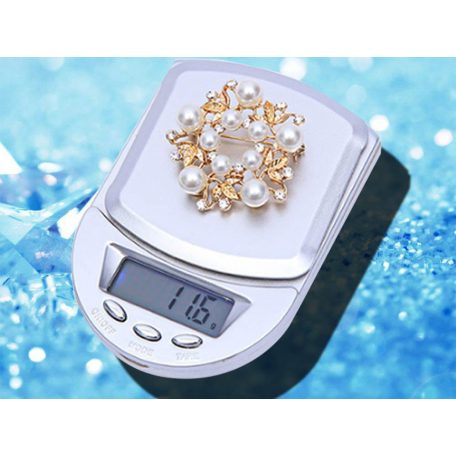 Vrecková klenotnícka váha 500g/0,1g presná