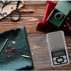   Vrecková klenotnícka váha 500g/0,1g presná s LCD displejom