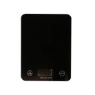 Digitálna kuchynská váha s LCD displejom a povrchom z tvrdeného čierneho skla - do 5 kg