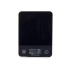 Digitálna kuchynská váha s LCD displejom a povrchom z tvrdeného čierneho skla - do 5 kg