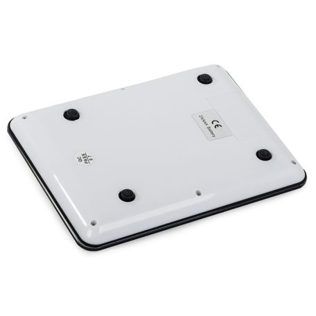 Digitálna kuchynská váha s LCD displejom a povrchom z tvrdeného čierneho skla - do 5 kg