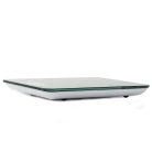 Digitálna kuchynská váha s LCD displejom a povrchom z tvrdeného čierneho skla - do 5 kg