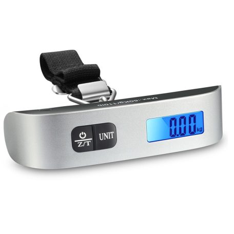 Elektronická váha na batožinu s LCD displejom - 50 kg