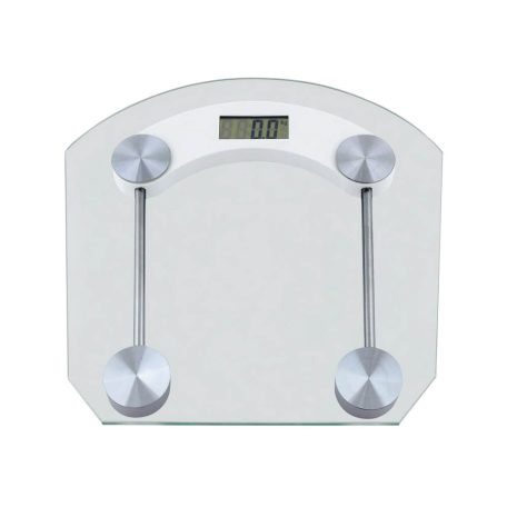 Digitálna kúpeľňová váha s LCD displejom a povrchom z tvrdeného skla - použiteľná do 180 kg