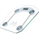 Digitálna kúpeľňová váha s LCD displejom a povrchom z tvrdeného skla - použiteľná do 180 kg