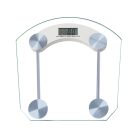 Digitálna kúpeľňová váha s LCD displejom a povrchom z tvrdeného skla - použiteľná do 180 kg