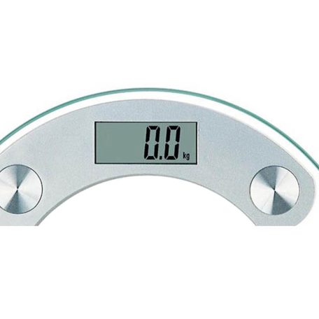 Digitálna kúpeľňová váha s LCD displejom a povrchom z tvrdeného skla - použiteľná do 180 kg