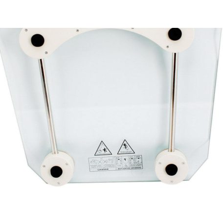 Digitálna kúpeľňová váha s LCD displejom a povrchom z tvrdeného skla - použiteľná do 180 kg