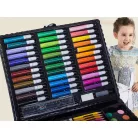 Sada na kreslenie a maľovanie pre deti v praktickom držiaku - 150-dielna, ružová