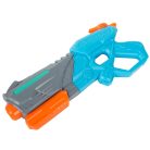 Veľká vodná pištoľ v modro-šedo-oranžovej farbe - 38 cm x 16 cm x 6 cm