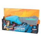 Veľká vodná pištoľ v modro-šedo-oranžovej farbe - 38 cm x 16 cm x 6 cm