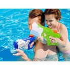 Veľká vodná pištoľ v modro-zeleno-bielej farbe - 39 cm x 15 cm