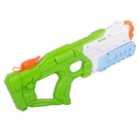 Veľká vodná pištoľ v modro-zeleno-bielej farbe - 39 cm x 15 cm