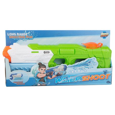 Veľká vodná pištoľ v modro-zeleno-bielej farbe - 39 cm x 15 cm