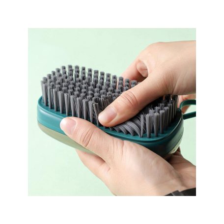 Kefa na čistenie obuvi a čalúnenia s dávkovačom tekutiny