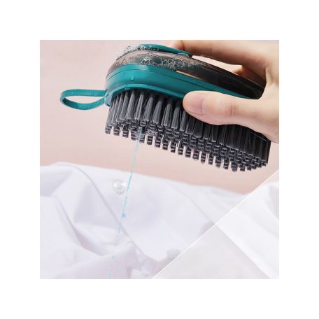 Kefa na čistenie obuvi a čalúnenia s dávkovačom tekutiny