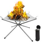 Prenosný a skladací stojan na táborák