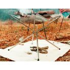 Prenosný a skladací stojan na táborák